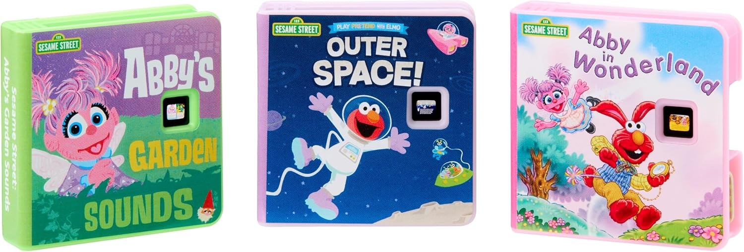 Little Tikes Story Dream Machine Sesame Street Abby & Friends Collection, 3 Stories, Bonus Character, Projects Storytime for Kids, Audio Play, Fun Toy, Ages 3+ Years