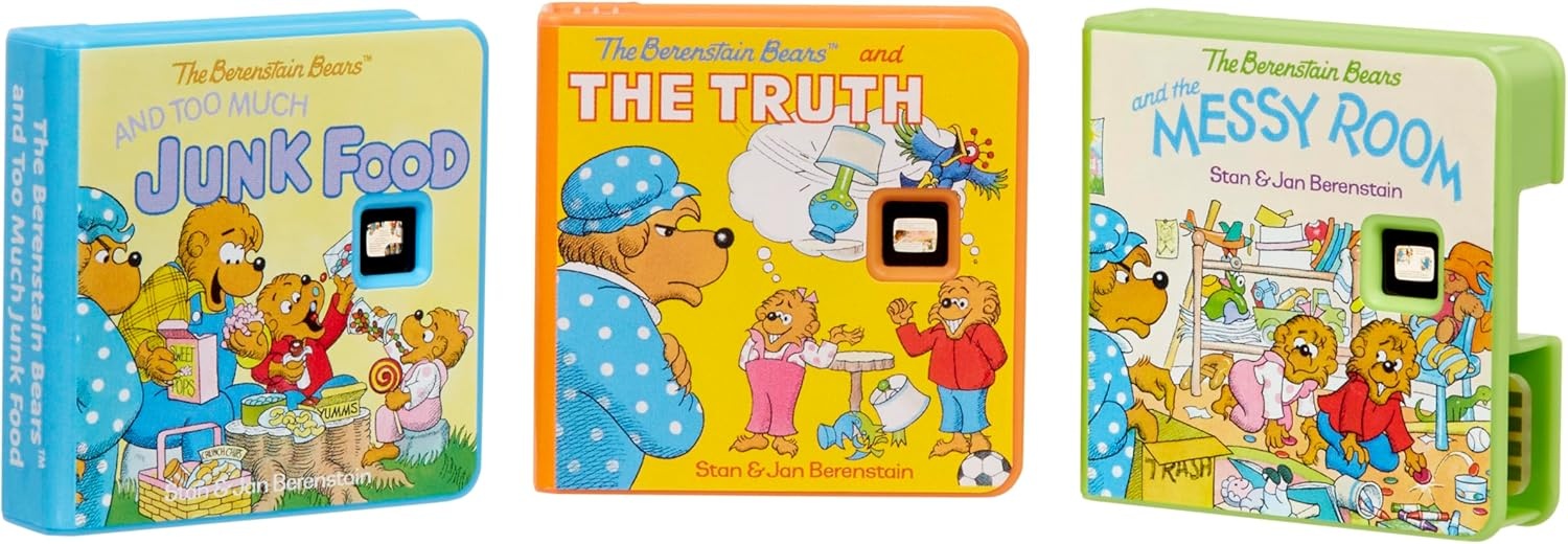 Little Tikes Story Dream Machine Berenstain Bears Good Lessons Collection, Storytime, Books, Audio Character, Toy Gift for Toddlers, Kids Girls Boys Ages 3+
