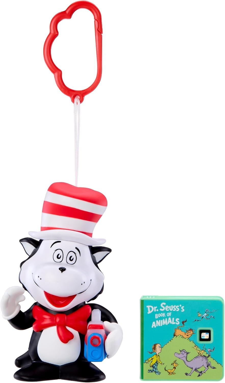 Little Tikes Story Dream Pals Dr. Seuss Cat in the Hat, Interactive Story Telling 4 Figure with Bonus Story Cartridge, Talks, Lights Up, Key Chain, Ages 3+