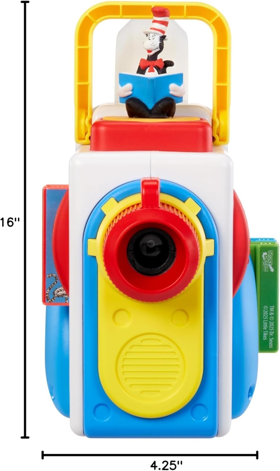 Little Tikes Story Dream Machine Dr. Seuss Starter Pack, Storytime, Books, Audio Play Character, Gift and Toy for Toddlers and Kids Girls Boys Ages 3+ Years