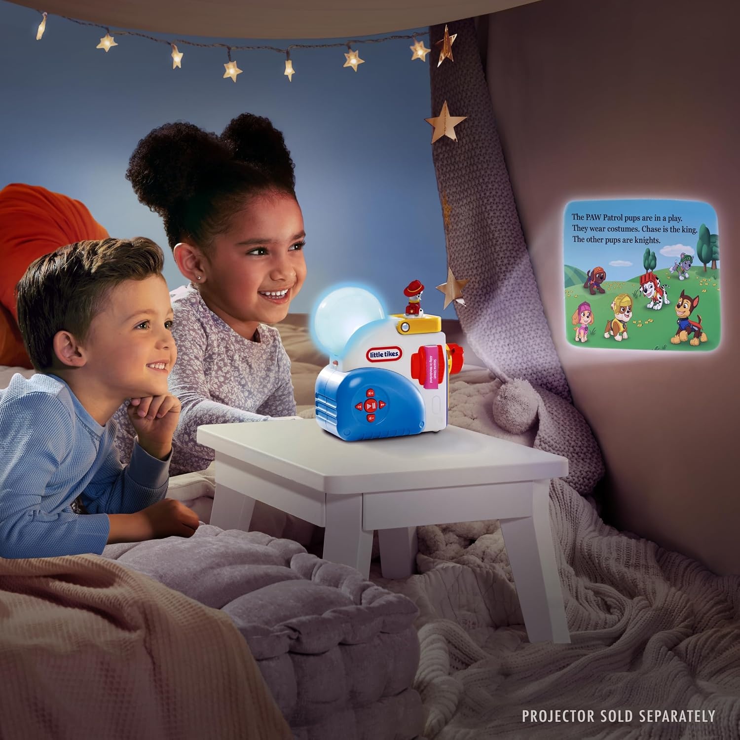 Little Tikes Story Dream Machine PAW Patrol Marshall Collection, 3 Stories, Bonus Character, Projects Storytime for Kids, Audio Play, Fun Toy, Ages 3+ Years