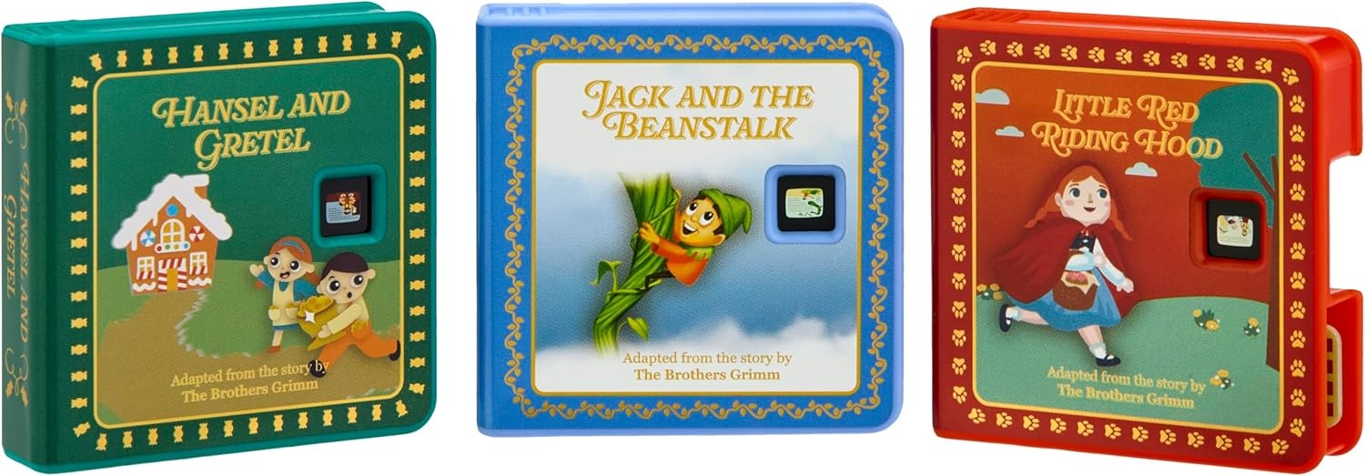 Little Tikes Story Dream Machine 3 Fairy Tale Story Collections, Hansel and Gretel and More, Bonus Character. Praojects Storytime for Kids, Audio Play, Fun Toy, Ages 3+ Years