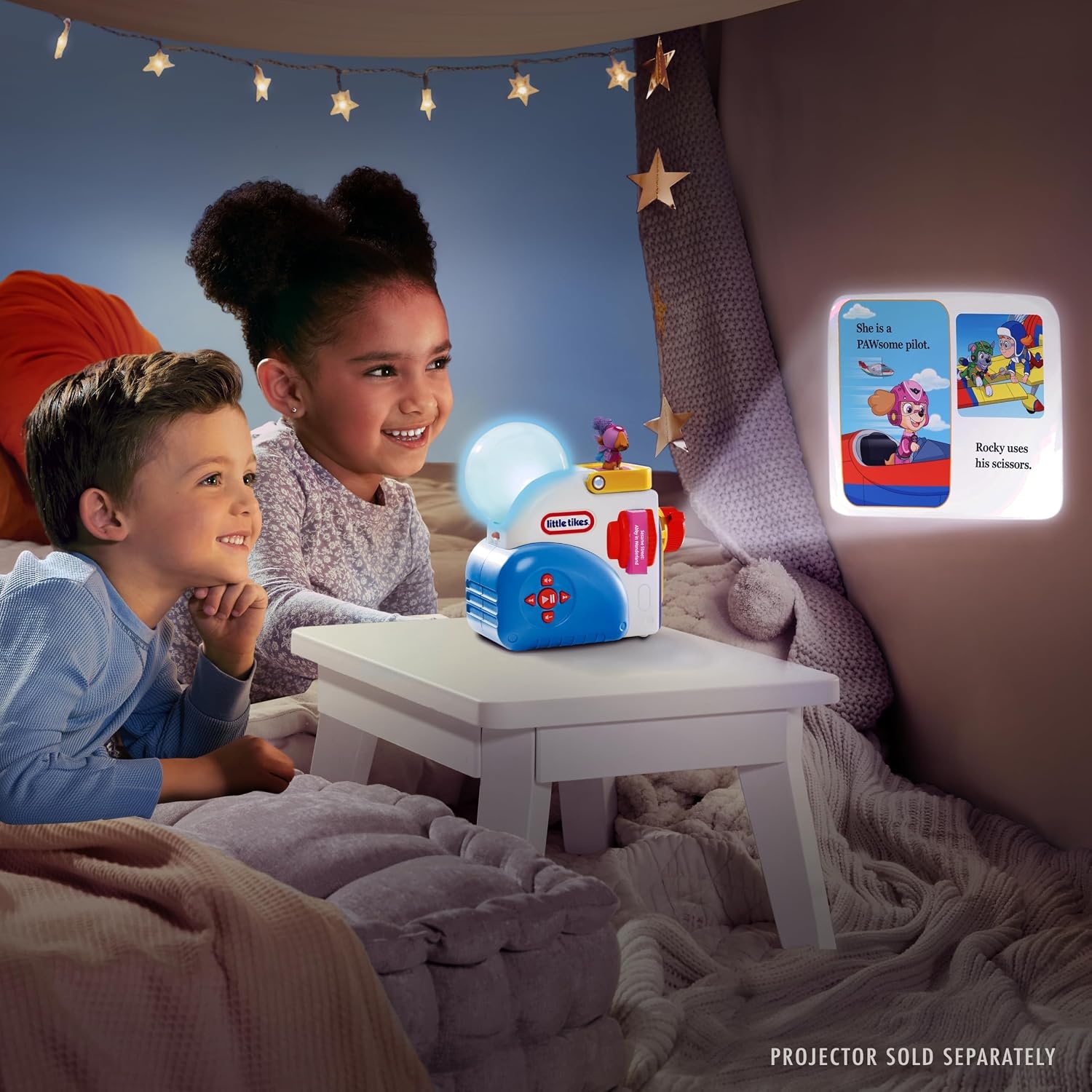 Little Tikes Story Dream Machine PAW Patrol Skye Collection, 3 Stories, Bonus Character, Projects Storytime for Kids, Audio Play, Fun Toy, Ages 3+ Years