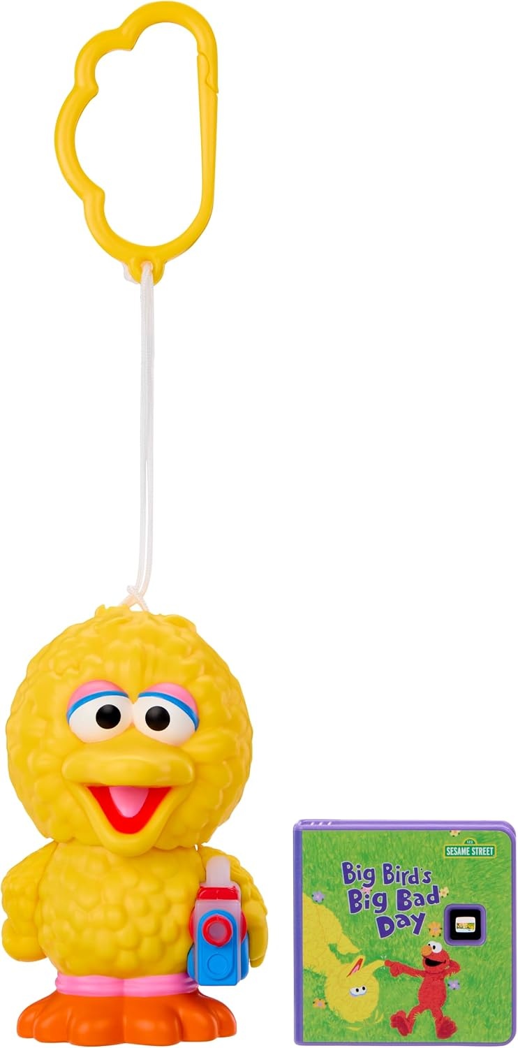 Little Tikes Story Dream Pals Sesame Street Big Bird, Interactive Story Telling 4 Figure with Bonus Story Cartridge, Talks, Lights Up, Key Chain, Ages 3+
