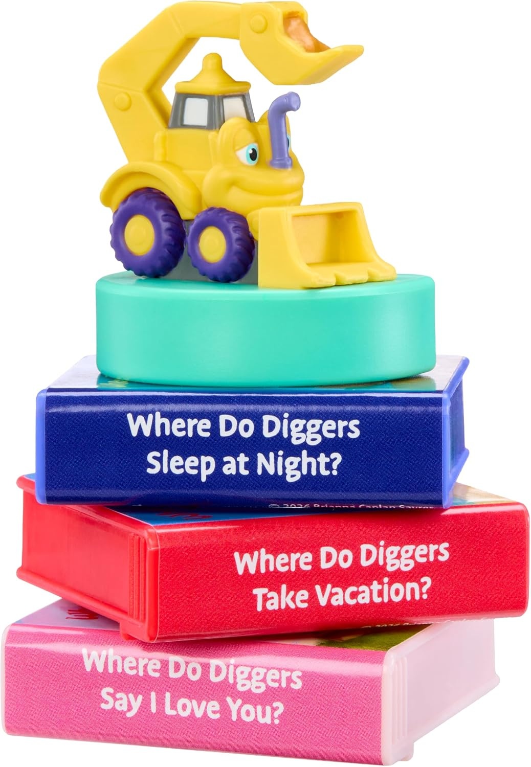 Little Tikes Story Dream Machine Random House Where Do Diggers Collection, 3 Stories, Bonus Character, Projects Storytime for Kids, Audio Play, Fun Toy, Ages 3+ Years