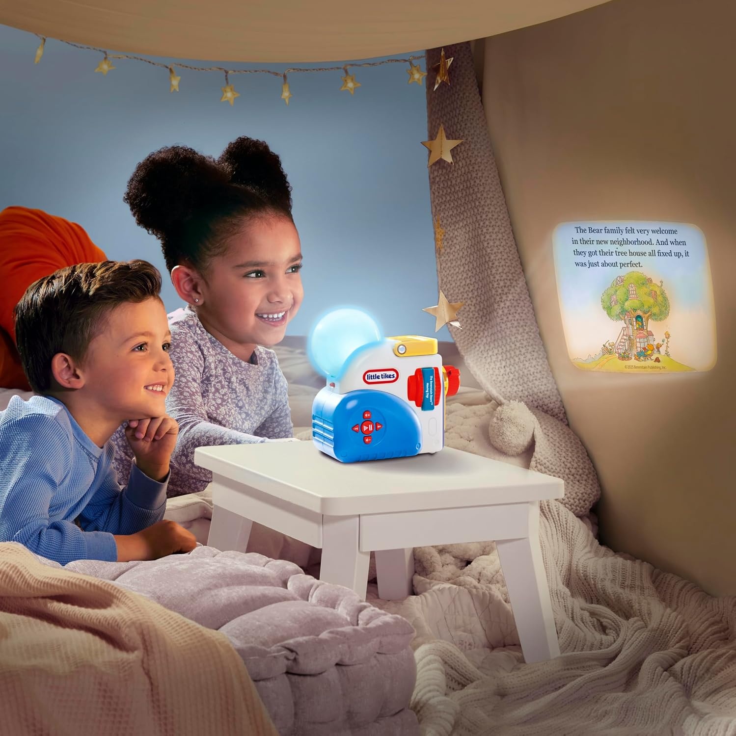 Little Tikes Story Dream Machine Berenstain Bears 3 Pack Storytime, Audio Books, Toy Gift for Toddlers, Kids Girls Boys Ages 3+