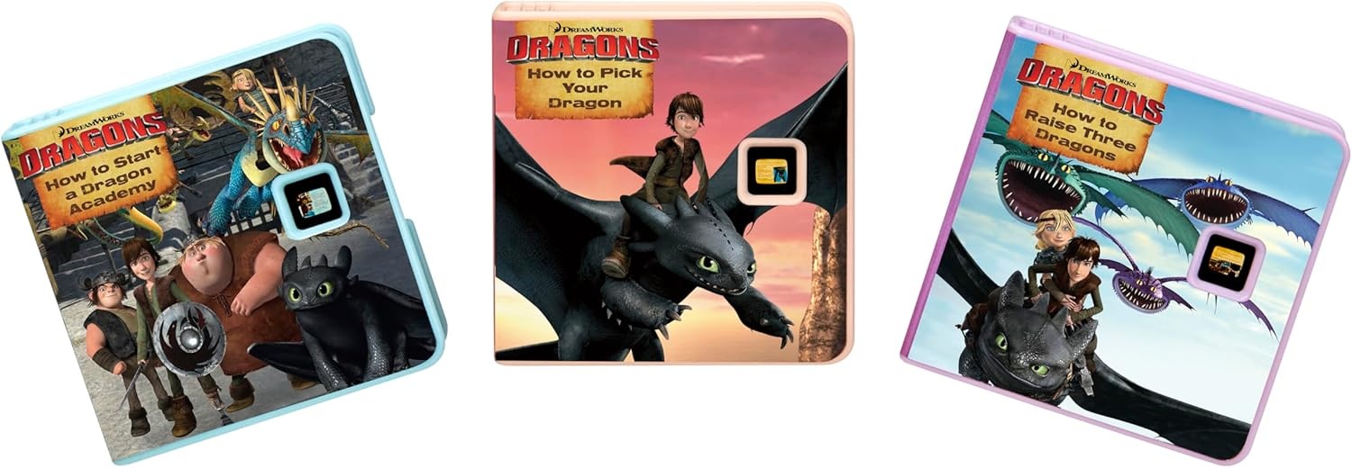 Little tikes Story Dream Machine Dino Story Collection – Educational Toy for Toddlers, Kids, Girls and Boys from 3 Years(How to Train a Dragon Toothless)