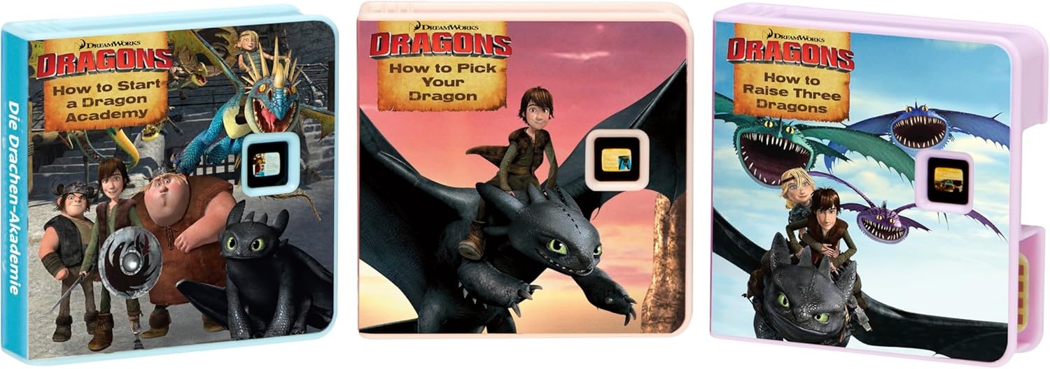 Little tikes Story Dream Machine Dino Story Collection – Educational Toy for Toddlers, Kids, Girls and Boys from 3 Years(How to Train a Dragon Toothless)
