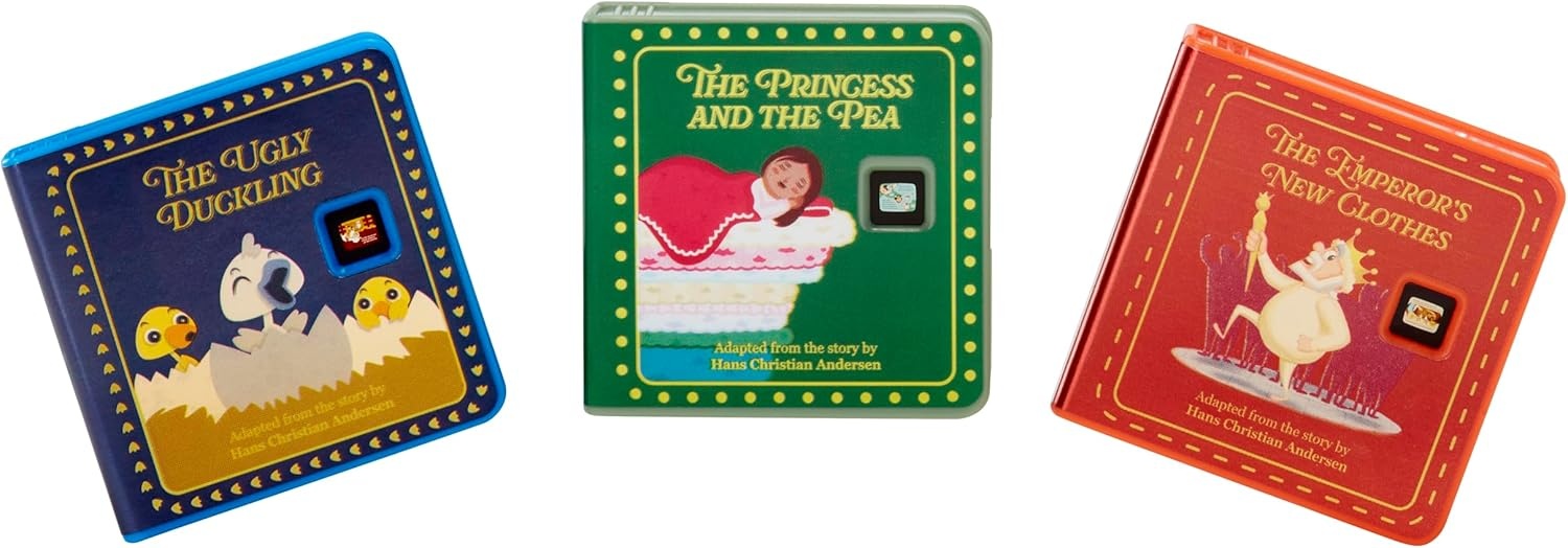 Little Tikes Story Dream Machine 3 Fairy Tale Story Collections, Ugly Duckling and More, Bonus Character. Projects Storytime for Kids, Audio Play, Fun Toy, Ages 3+ Years