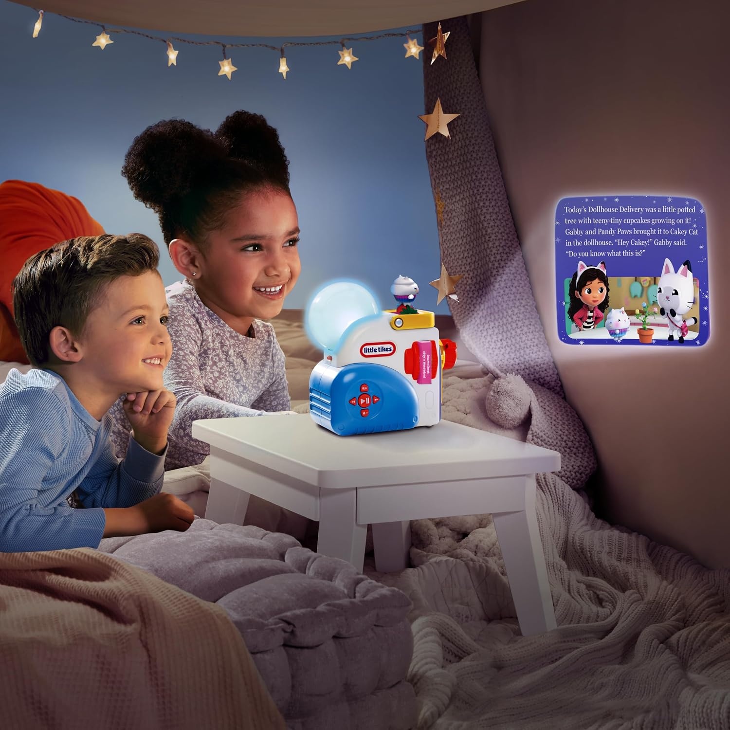 Little Tikes Story Dream Machine DreamWorks Animation’s Gabby’s Cakey Cat Dollhouse Collection, 3 Stories, Bonus Character, Projects Storytime for Kids, Audio Play, Fun Toy, Ages 3+ Years