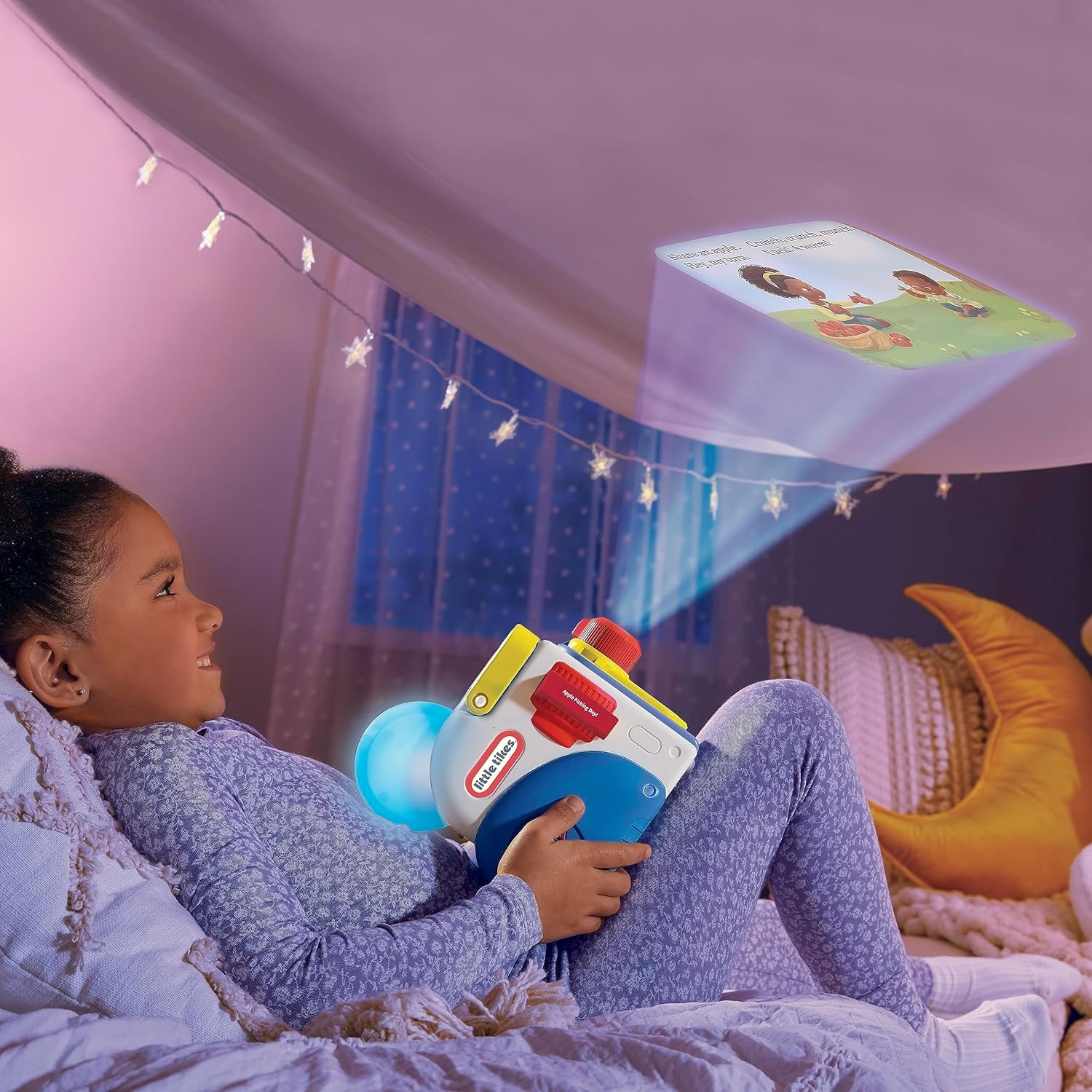 Little Tikes Story Dream Machine Day Family Collection, Storytime, Books, Random House, Audio Play Character, Gift and Toy for Toddlers and Kids Girls Boys Ages 3+ Years