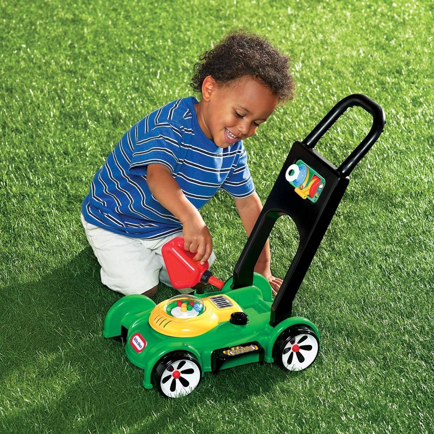Little Tikes Gas ‘n Go Mower Kids Toys for Toddlers Boys Girls Age 18 Months and Older, Indoor Outdoor Push Gardening Summer Toy Gifts for Birthday
