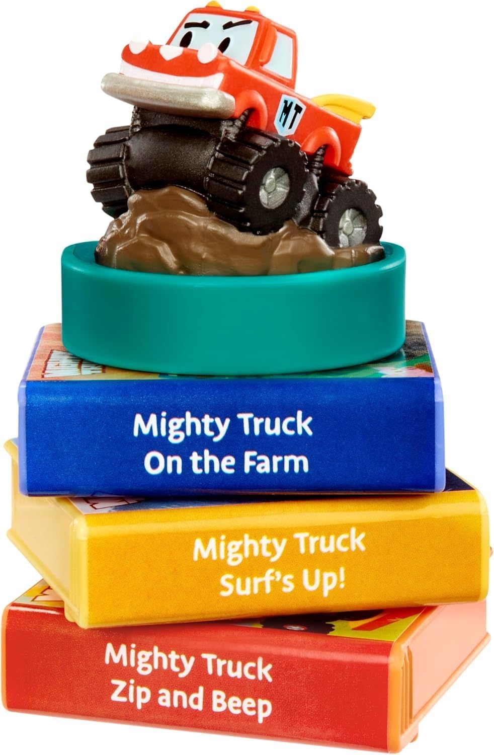 Little Tikes Story Dream Machine Sesame Street Story Collection – Elmo and Friends Collection – 3 Storytime Books and 1 Audio Play Character – For Toddlers and Kids, Toy For Ages 3+ years(Mighty Truck)