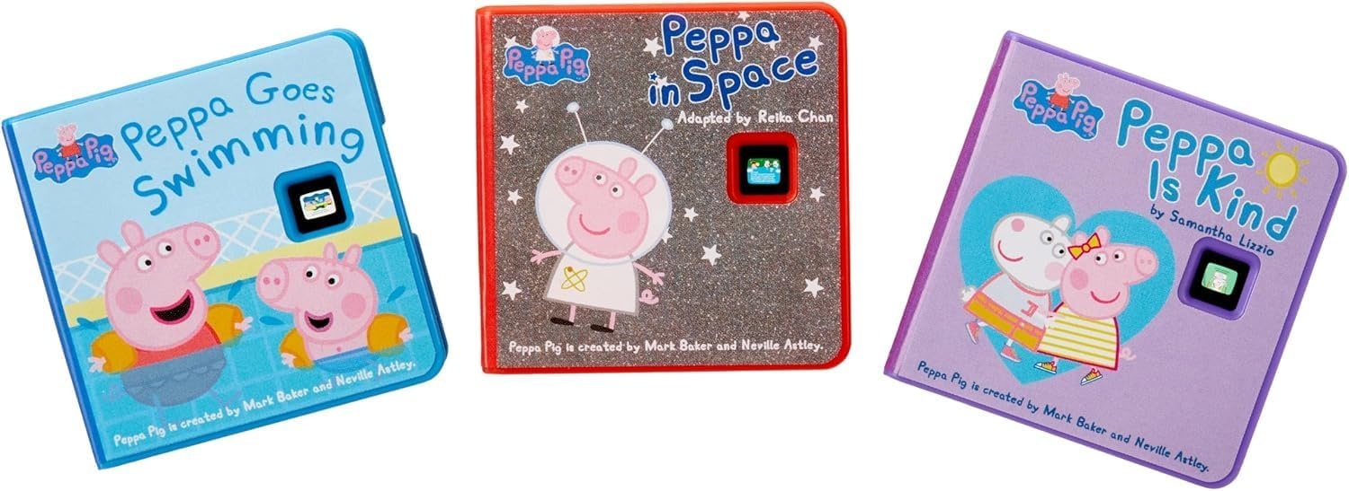 Little Tikes Story Dream Machine Sesame Street Story Collection – Elmo and Friends Collection – 3 Storytime Books and 1 Audio Play Character – For Toddlers and Kids, Toy For Ages 3+ years(The Peppa Pig Friendship)