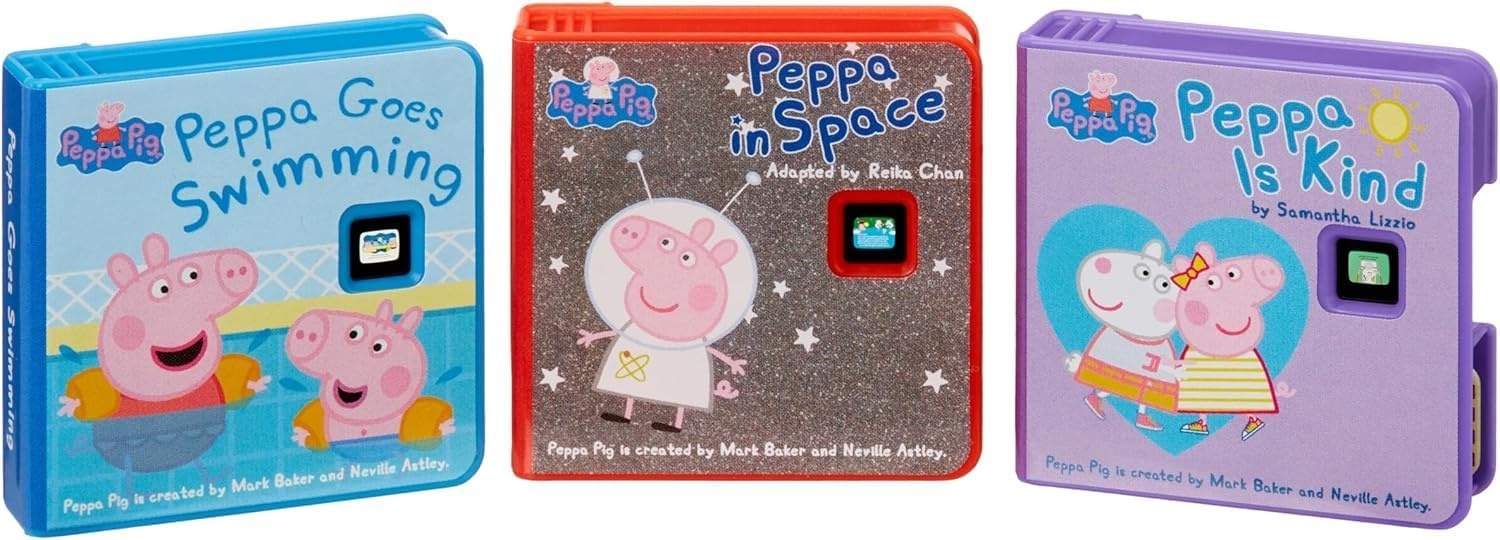 Little Tikes Story Dream Machine Sesame Street Story Collection – Elmo and Friends Collection – 3 Storytime Books and 1 Audio Play Character – For Toddlers and Kids, Toy For Ages 3+ years(The Peppa Pig Friendship)
