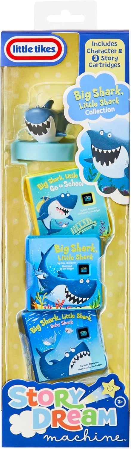 Little Tikes Story Dream Machine Sesame Street Story Collection – Elmo and Friends Collection – 3 Storytime Books and 1 Audio Play Character – For Toddlers and Kids, Toy For Ages 3+ years(Mighty Truck Collection)