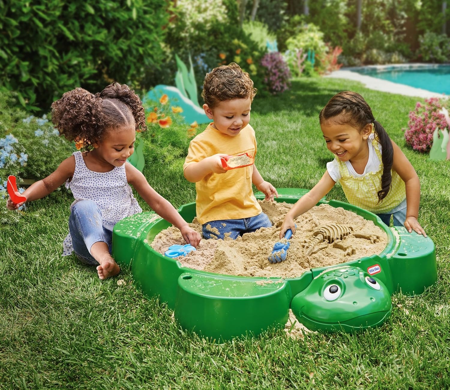 Little Tikes Turtle Sandbox, for Boys and Girls Ages 1-6 Years(Multicolor)