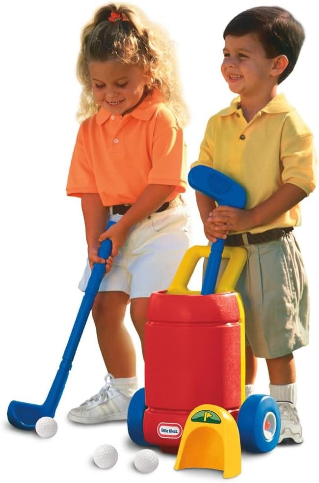 Little Tikes TotSports Easy Hit Golf Set + 3 balls + 2 clubs(Standard)