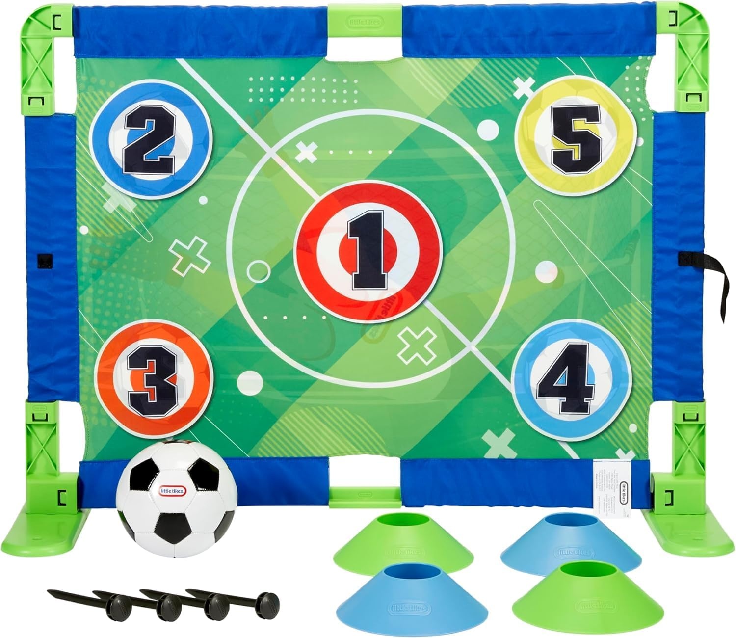 Little Tikes TotSports Soccer Trainer with 9 Accessories, Active Play Sports Toys, for Boys and Girls Ages 3+ Years