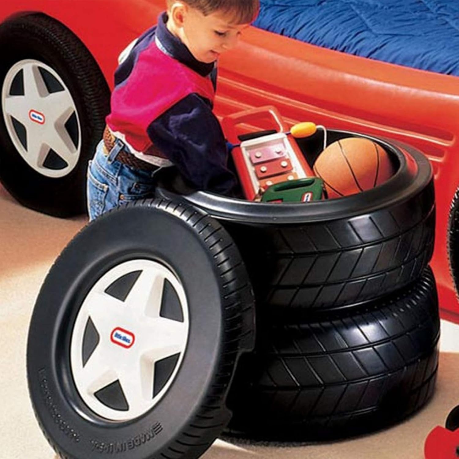 Classic Racing Tire Toy Chest
