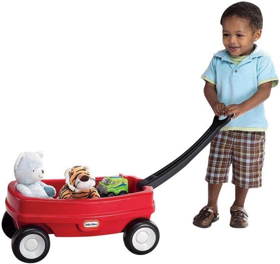 Little Tikes Lil’ Wagon for Toddler Boys and Grils Ages 18 Months +(Wagon)