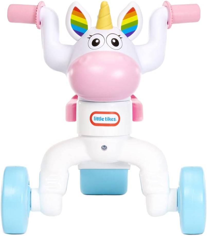 Little Tikes Go & Grow Unicorn Indoor & Outdoor Ride-On Scoot for Preschool Kids Toddlers and Children to Develop Motor Skills for Boys Girls Age 1-3 Years, Large