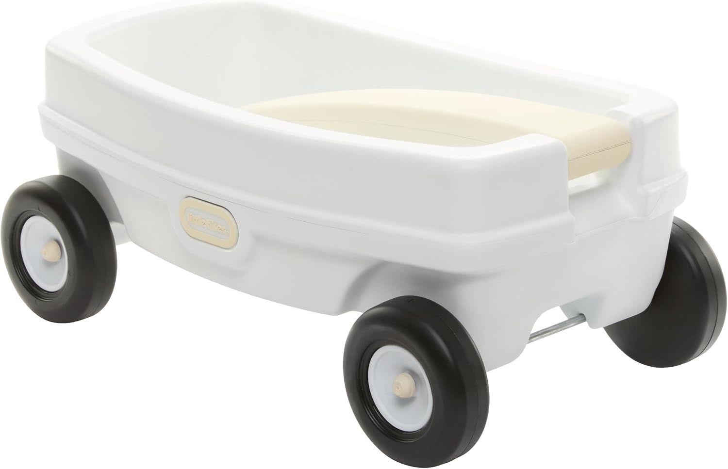 Little Tikes Cloud Collection Lil’ Wagon – White, Classic Kids Pull Wagon, Durable Plastic Toy, Indoor/Outdoor Play, Easy-Pull Handle, Boys and Girls Ages 18 Months+