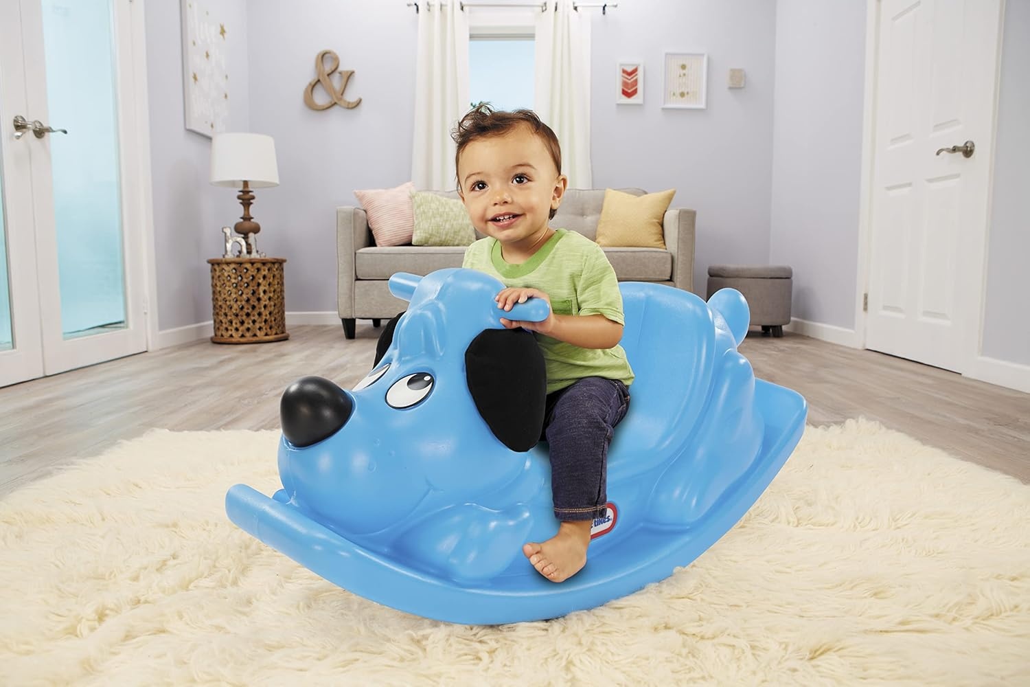 Little Tikes Rockin’ Puppy- Blue, Small