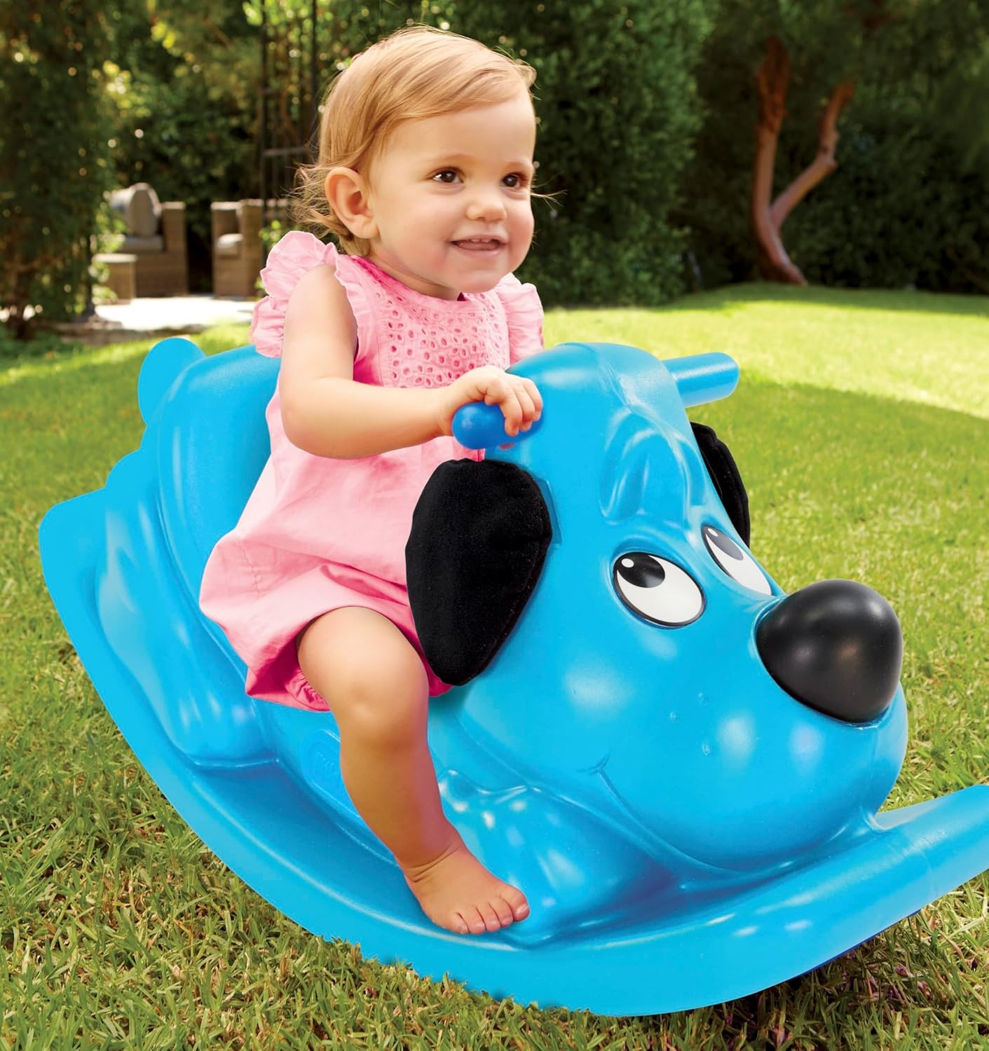 Little Tikes Rockin’ Puppy- Blue, Small