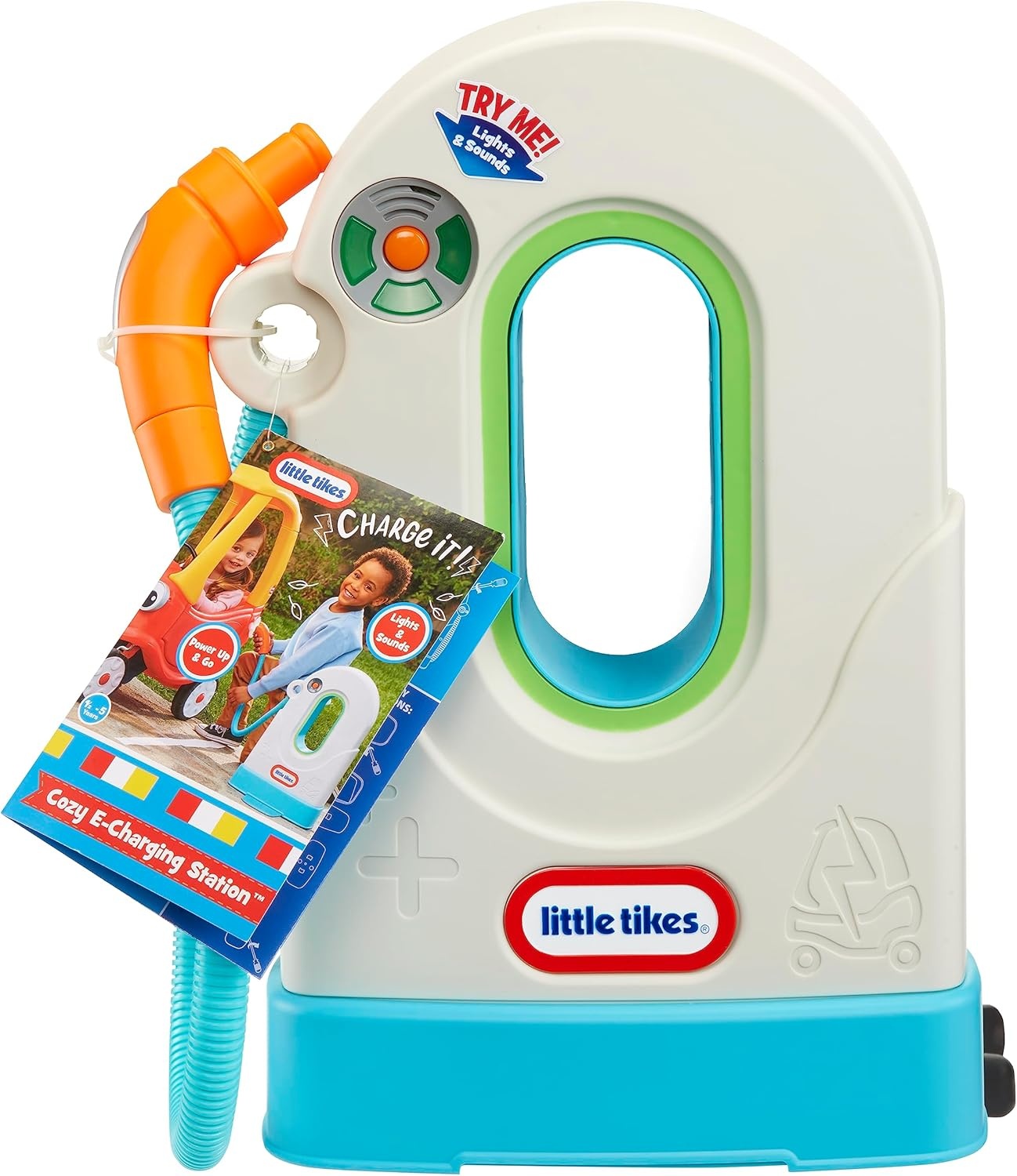 Little Tikes Cozy E-Charging Station with Interactive Lights, Sounds for Pretend Play for Kids, Children, Toddlers, Girls, Boys Ages 18 Months-5 Years