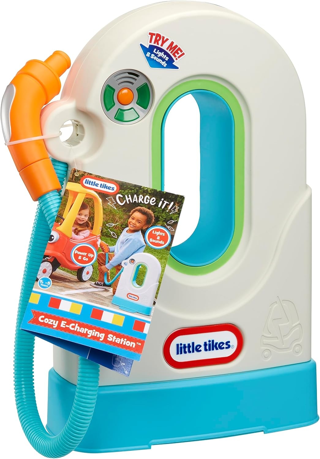 Little Tikes Cozy E-Charging Station with Interactive Lights, Sounds for Pretend Play for Kids, Children, Toddlers, Girls, Boys Ages 18 Months-5 Years