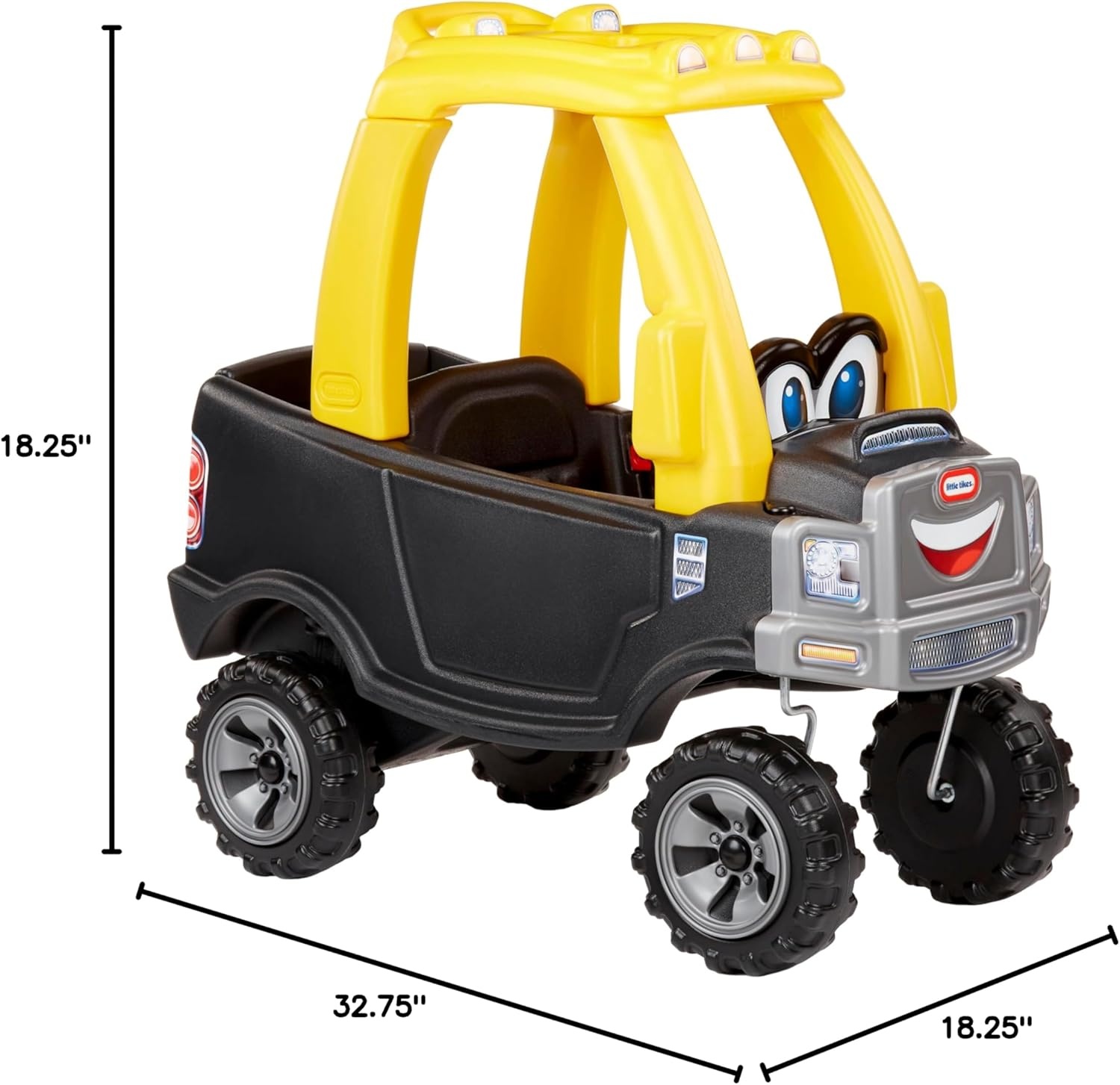 Little Tikes Cozy Truck Ride-On – Black(Black)