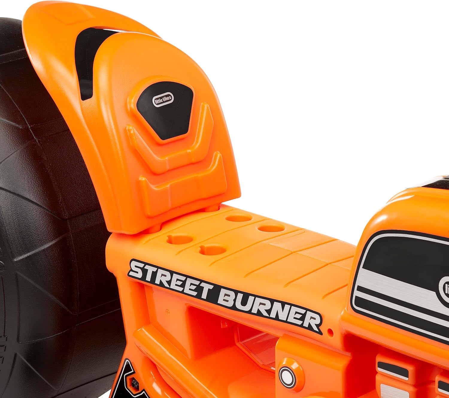 Little Tikes Street Burner Ride-On with Motorcycle Styling, Adjustable Seat, Durable Wheels, Removeable Training Wheels for Kids, Children, Toddlers, Girls, Boys, Ages 3+ Years