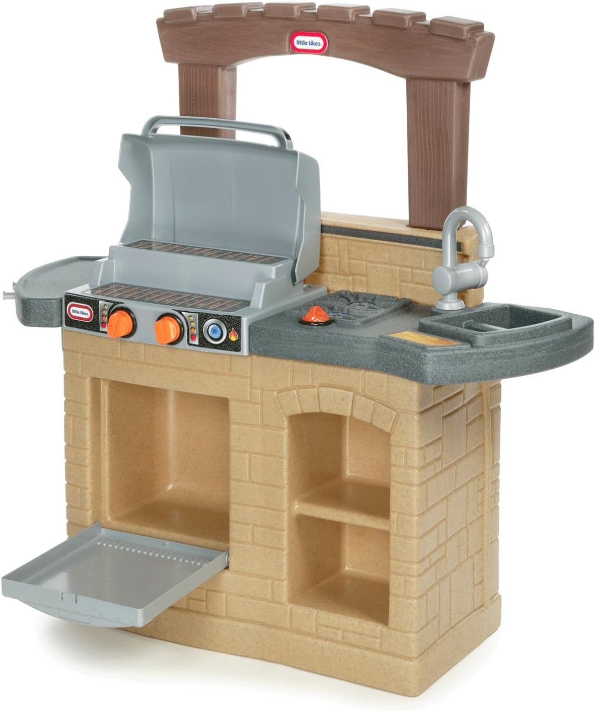 Little Tikes Cook ‘n Play Outdoor BBQ , Brown