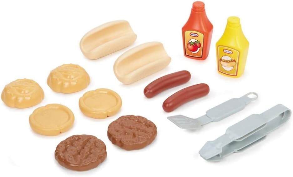 Little Tikes Sizzle and Serve Grill Kitchen Playsets Multi, 19.50L x 15.00W x 24.00H