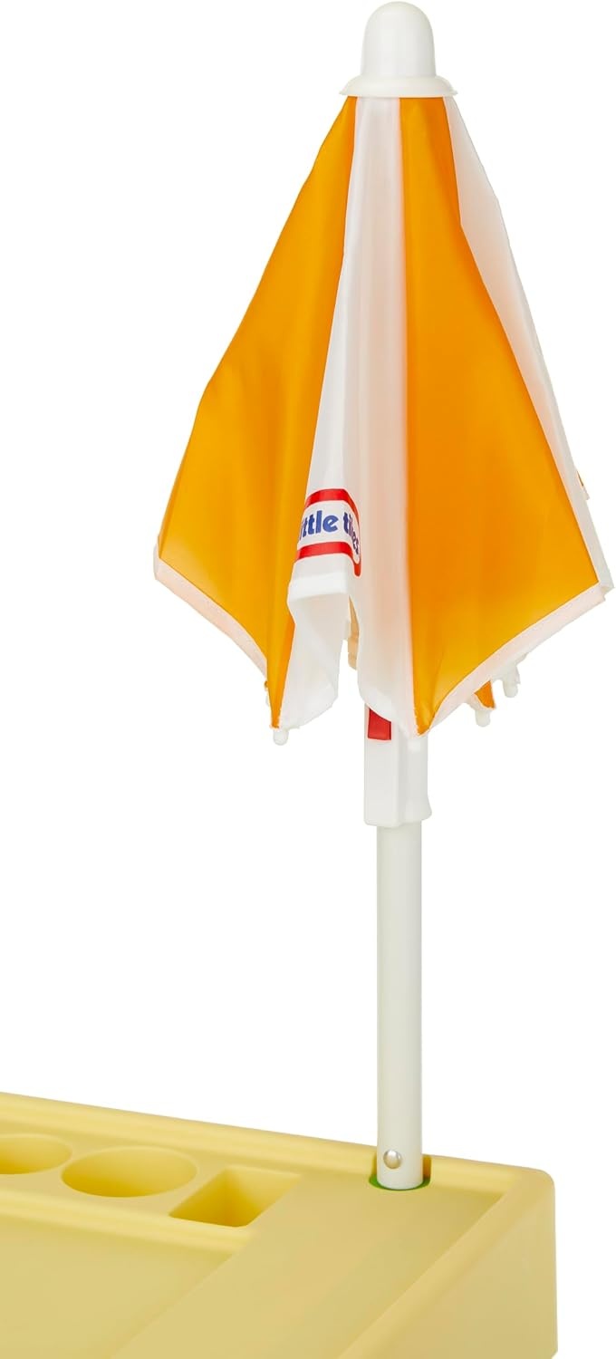 Little Tikes 2-in-1 Lemonade and Ice Cream Stand with 25 Accessories and Chalkboard For Kids Ages 2 plus(Stand)