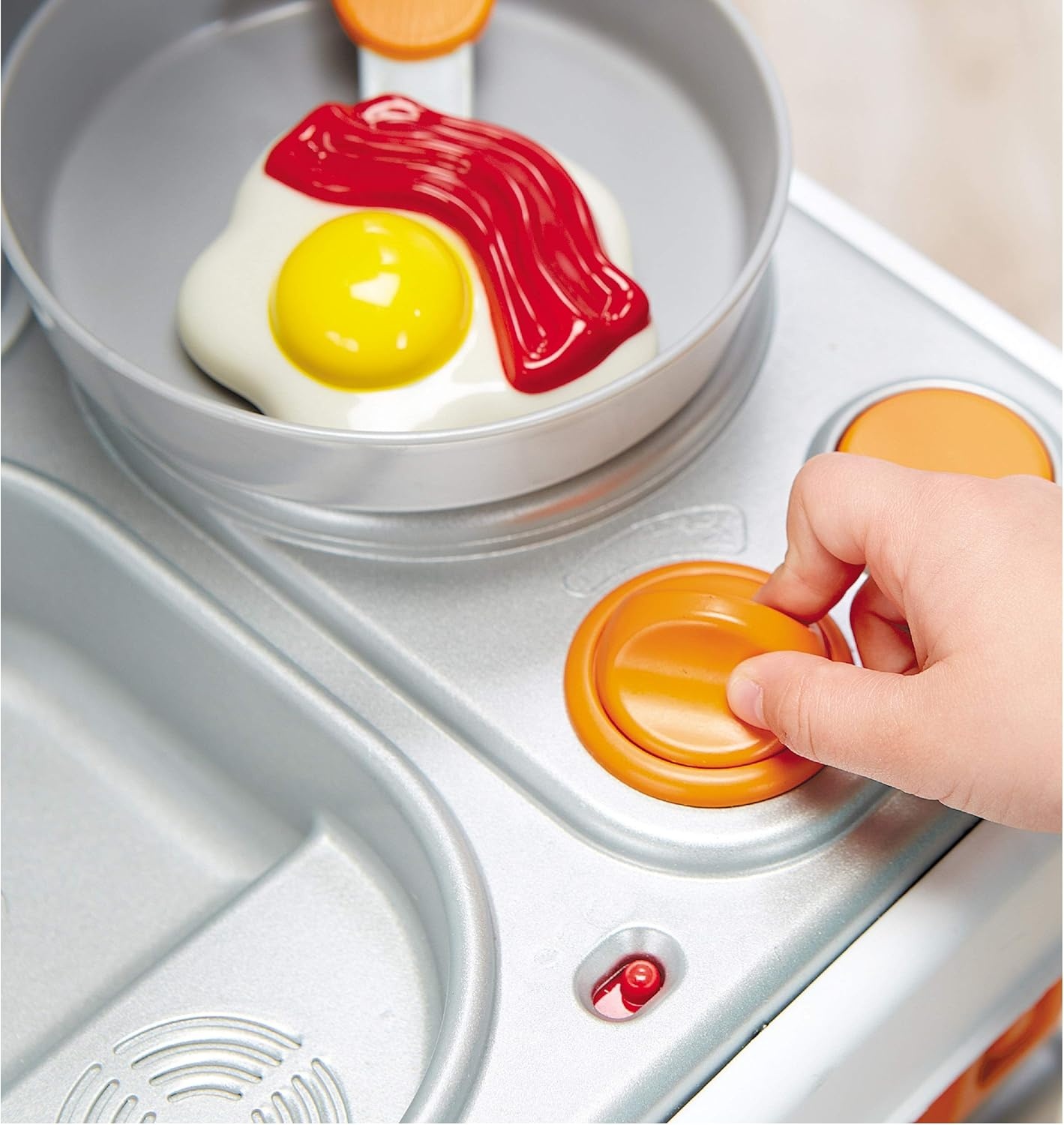Little Tikes Home Grown Kitchen – Role Play Realistic Kitchen Real Cooking & Water Boiling Sounds Kitchen Accessories Set for Girls Boys – Multicolor 22 x 18 x 30.25 inches