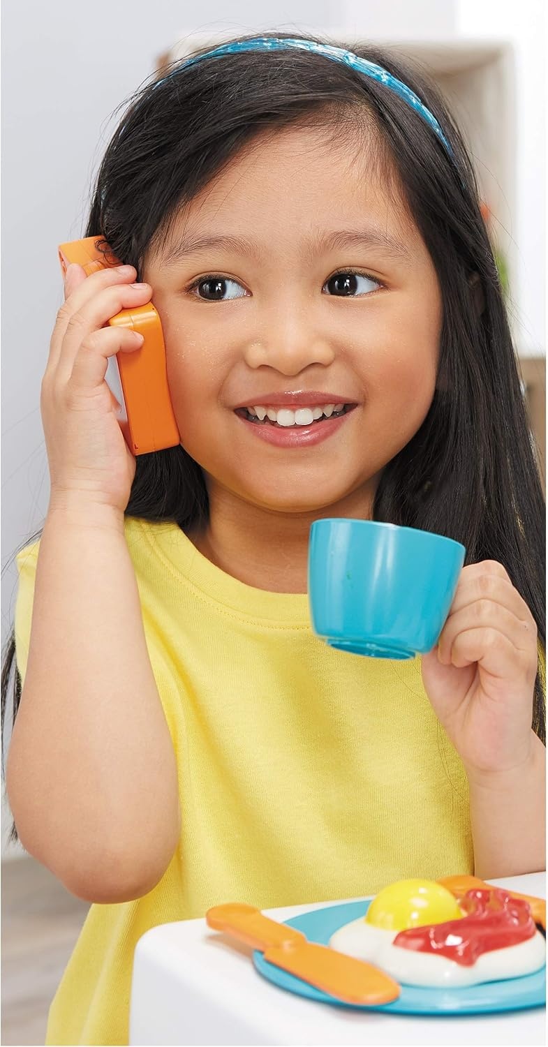 Little Tikes Home Grown Kitchen – Role Play Realistic Kitchen Real Cooking & Water Boiling Sounds Kitchen Accessories Set for Girls Boys – Multicolor 22 x 18 x 30.25 inches