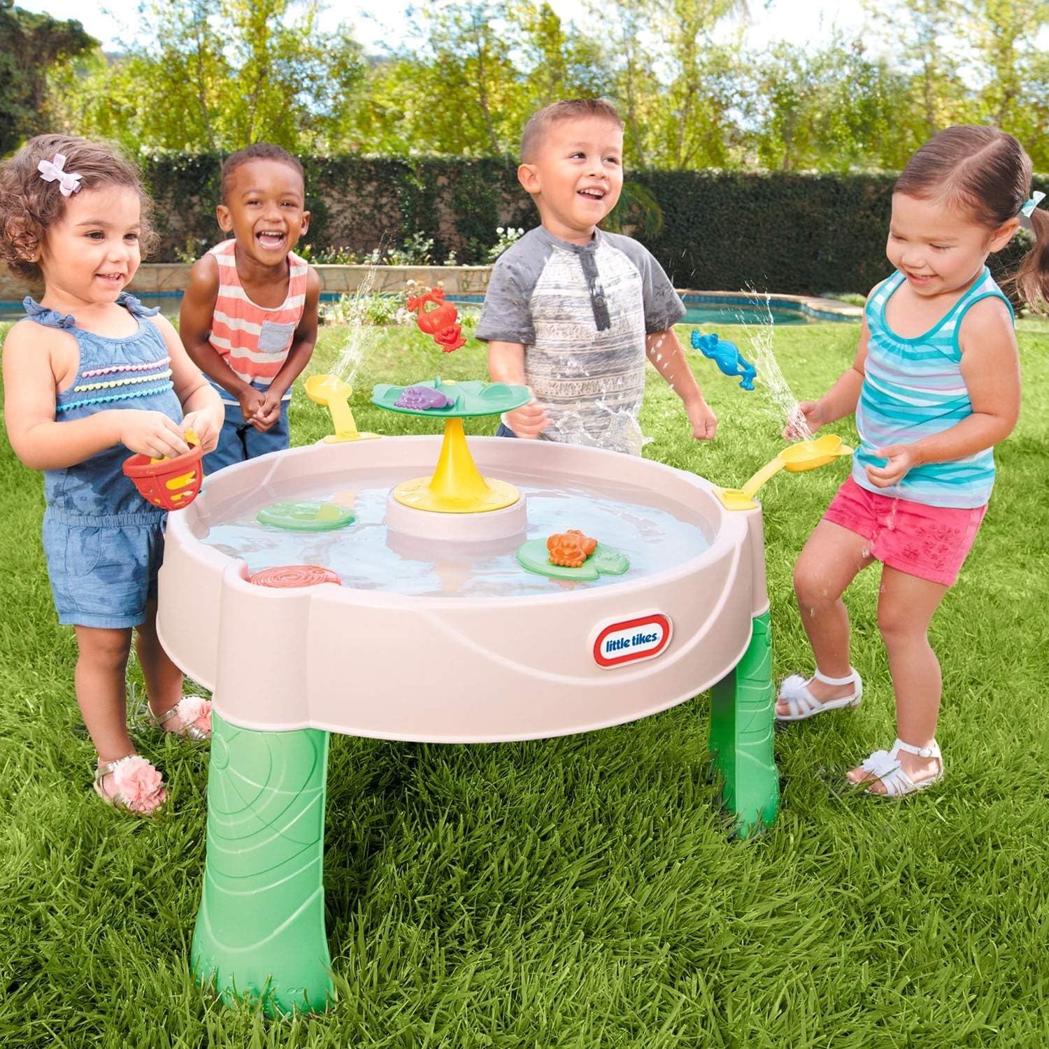 Little Tikes Frog Pond Water Table, 24 months to 36 months(Multicolor)