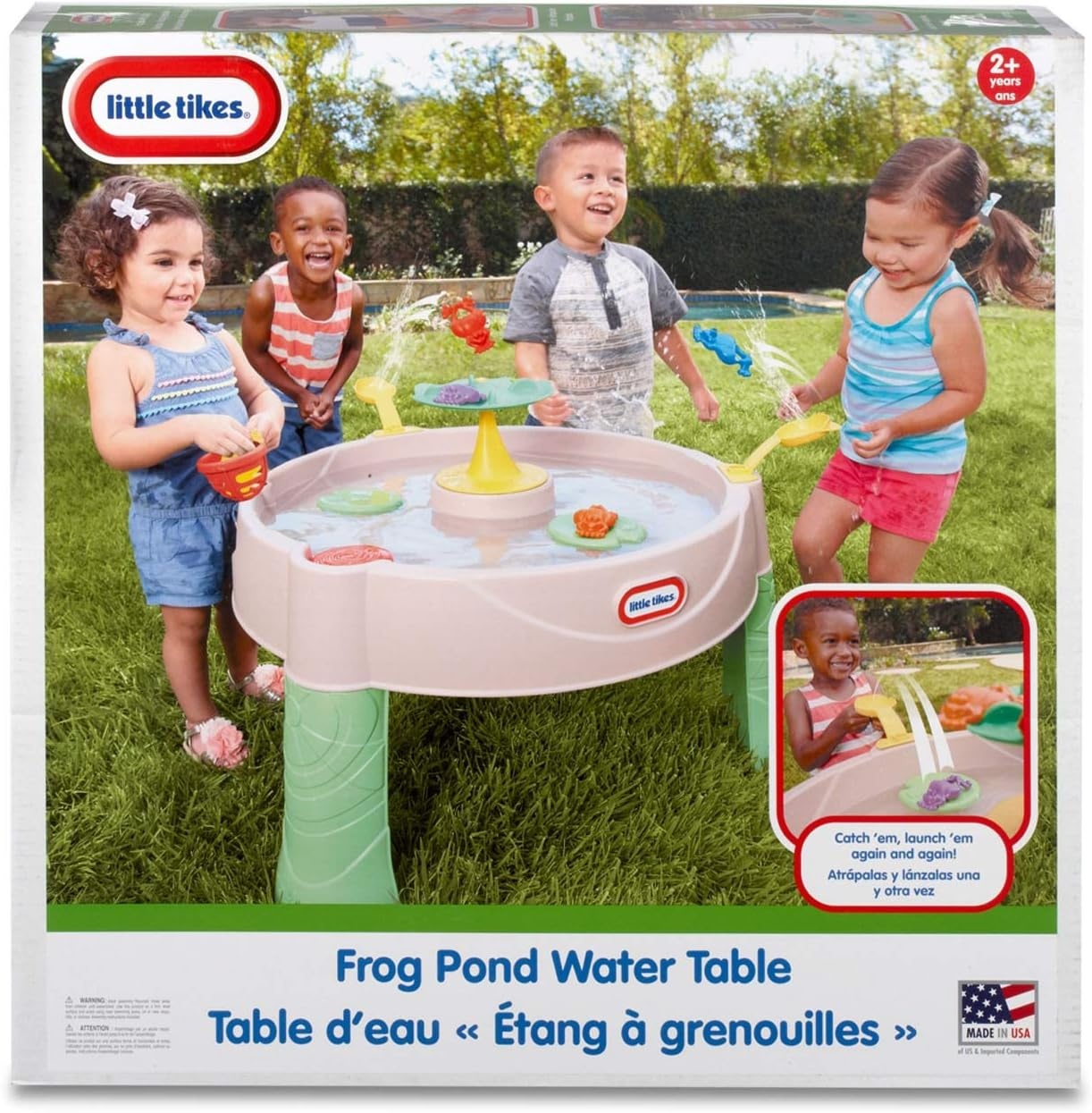 Little Tikes Frog Pond Water Table, 24 months to 36 months(Multicolor)
