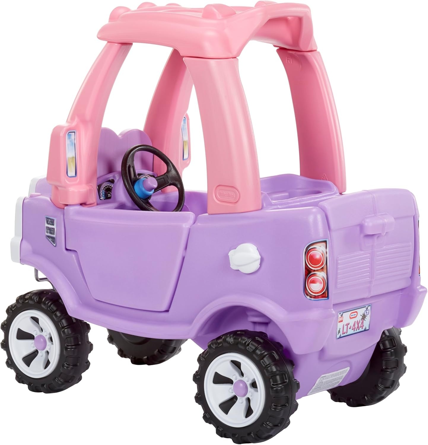 Little Tikes Princess Cozy Truck Ride-On, Pink Truck, 90cm x 45cm x 89cm