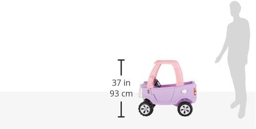 Little Tikes Princess Cozy Truck Ride-On, Pink Truck, 90cm x 45cm x 89cm