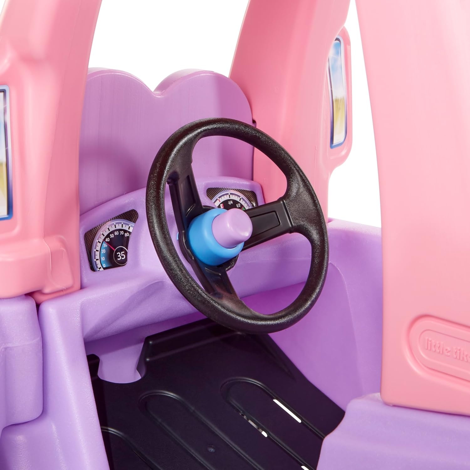 Little Tikes Princess Cozy Truck Ride-On, Pink Truck, 90cm x 45cm x 89cm