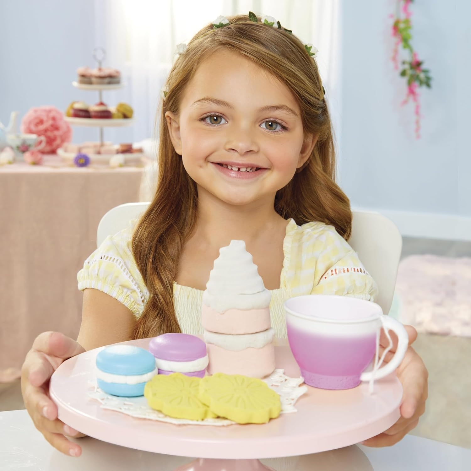 Little Tikes Creative Chefs Tea Party Kit with 30 Accessories, Pretend Play Cooking Set, for Boys and Girls Ages 3+ Years
