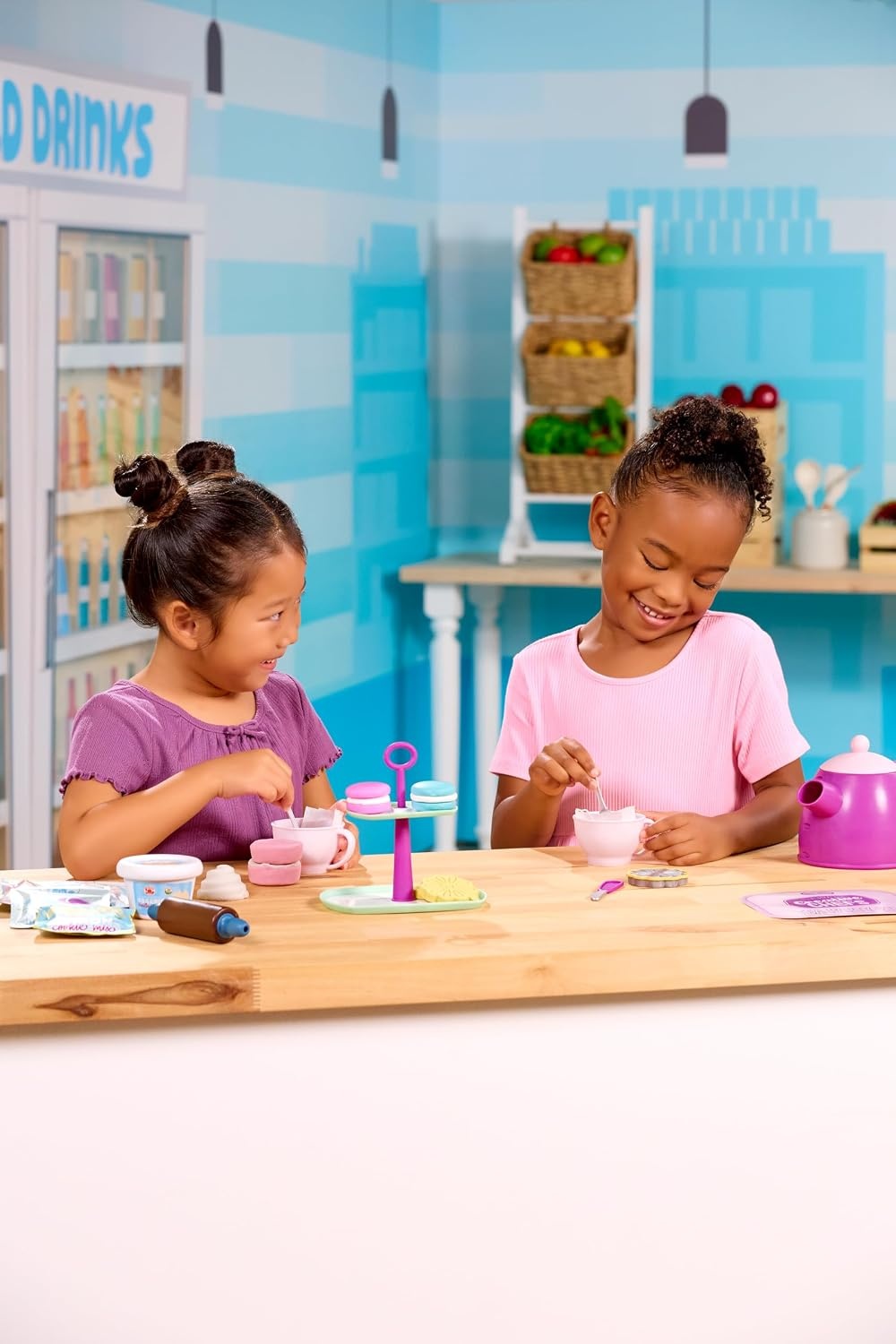 Little Tikes Creative Chefs Tea Party Kit with 30 Accessories, Pretend Play Cooking Set, for Boys and Girls Ages 3+ Years