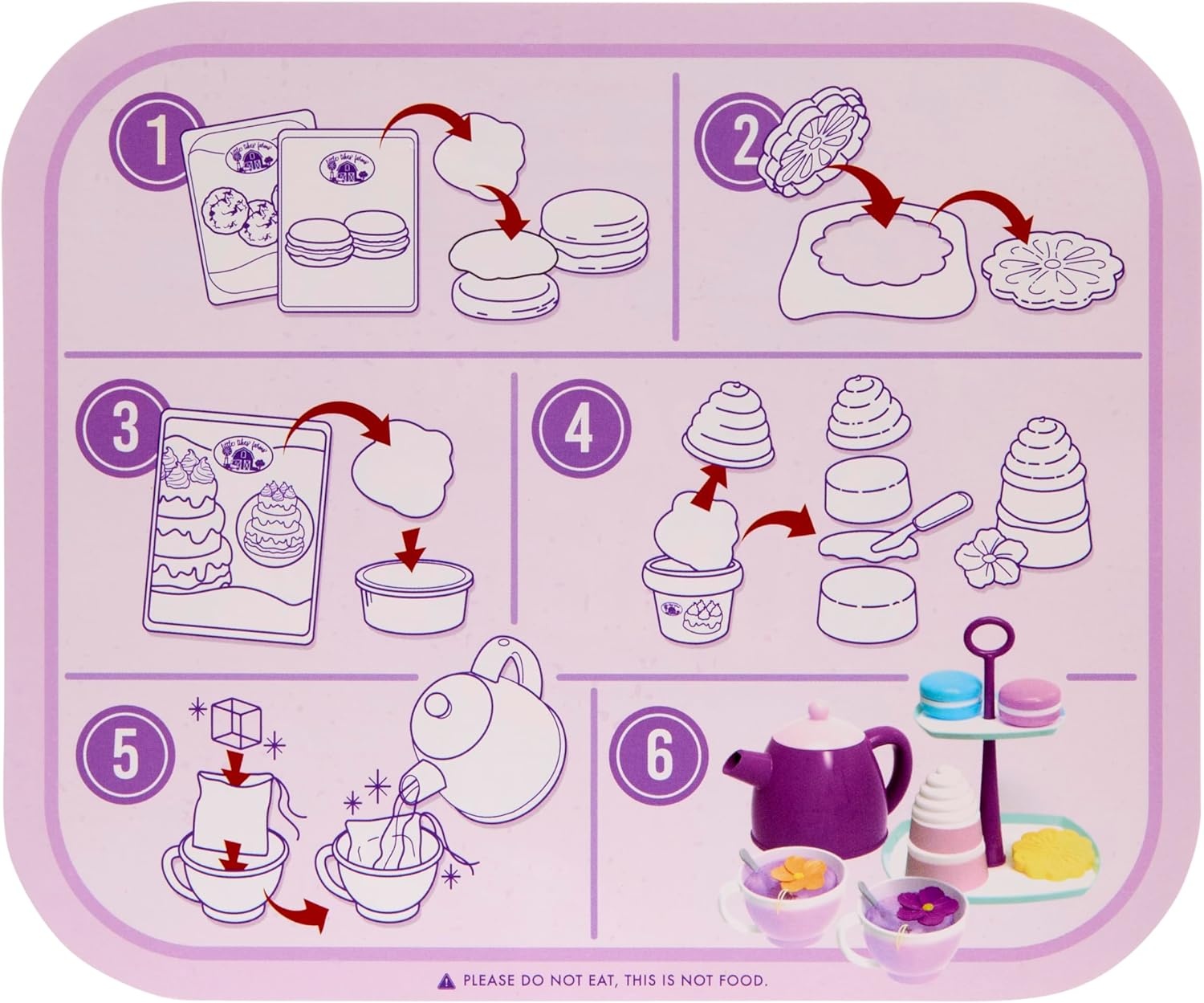 Little Tikes Creative Chefs Tea Party Kit with 30 Accessories, Pretend Play Cooking Set, for Boys and Girls Ages 3+ Years